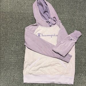 Champion Lavender Two-Tone Pullover Hoodie